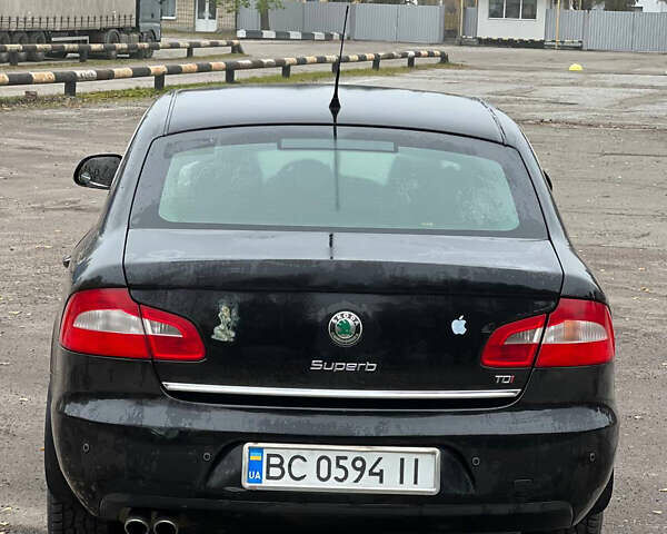 Черный Шкода Суперб, объемом двигателя 1.97 л и пробегом 265 тыс. км за 6700 $, фото 3 на Automoto.ua