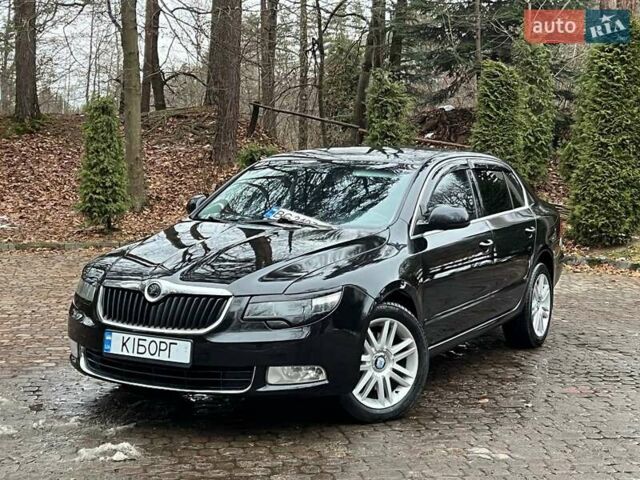 Черный Шкода Суперб, объемом двигателя 1.9 л и пробегом 221 тыс. км за 8200 $, фото 1 на Automoto.ua