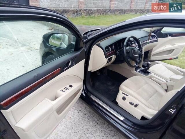 Черный Шкода Суперб, объемом двигателя 1.8 л и пробегом 227 тыс. км за 7800 $, фото 12 на Automoto.ua