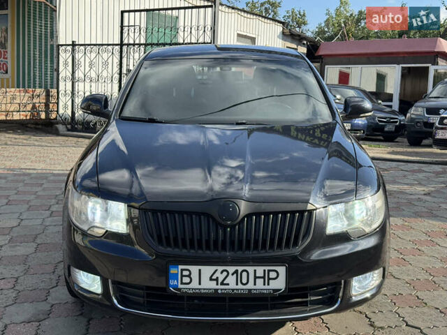 Черный Шкода Суперб, объемом двигателя 1.8 л и пробегом 254 тыс. км за 6950 $, фото 1 на Automoto.ua