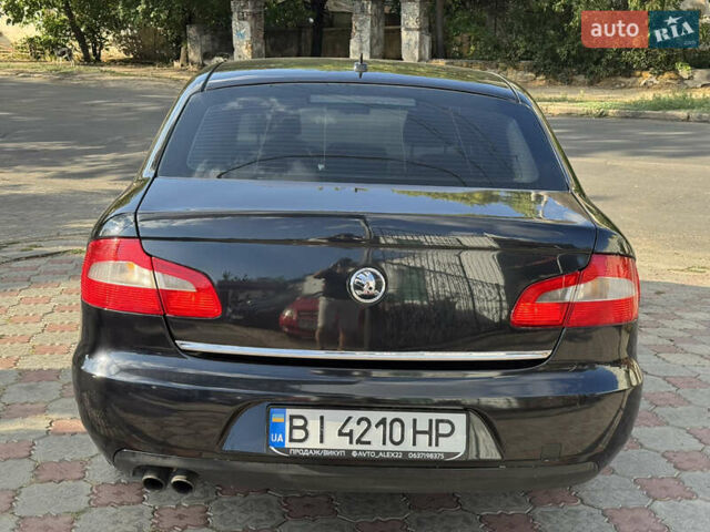 Черный Шкода Суперб, объемом двигателя 1.8 л и пробегом 254 тыс. км за 6950 $, фото 5 на Automoto.ua