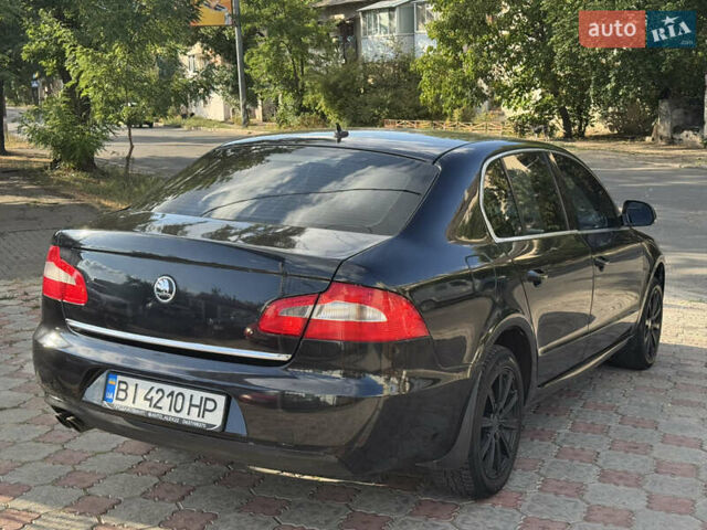 Черный Шкода Суперб, объемом двигателя 1.8 л и пробегом 254 тыс. км за 6950 $, фото 4 на Automoto.ua