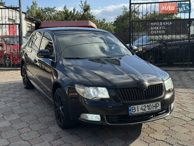 Черный Шкода Суперб, объемом двигателя 1.8 л и пробегом 254 тыс. км за 6950 $, фото 3 на Automoto.ua