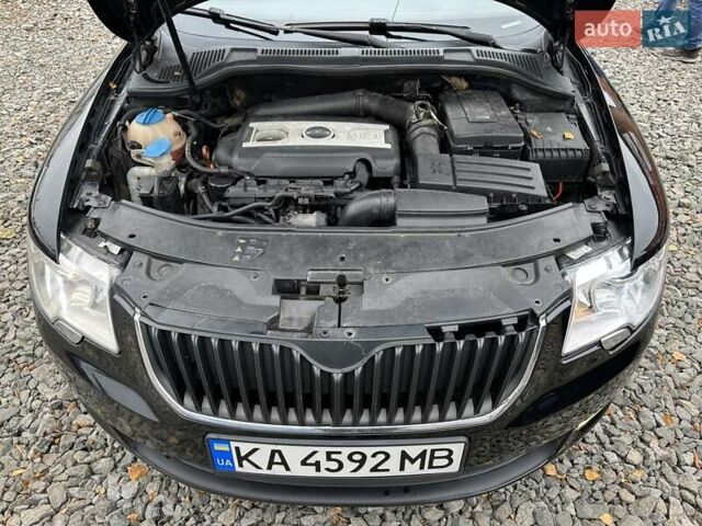 Черный Шкода Суперб, объемом двигателя 1.8 л и пробегом 295 тыс. км за 7400 $, фото 1 на Automoto.ua