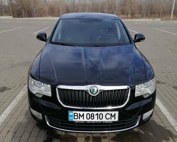 Черный Шкода Суперб, объемом двигателя 1.8 л и пробегом 159 тыс. км за 8900 $, фото 1 на Automoto.ua