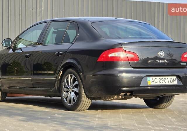 Черный Шкода Суперб, объемом двигателя 1.6 л и пробегом 234 тыс. км за 9500 $, фото 7 на Automoto.ua