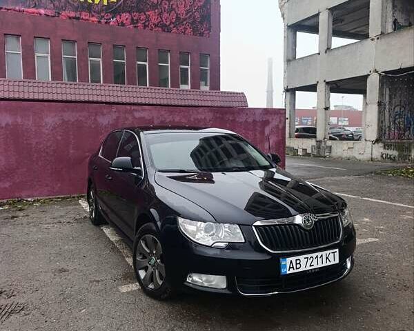 Черный Шкода Суперб, объемом двигателя 1.8 л и пробегом 216 тыс. км за 6999 $, фото 2 на Automoto.ua