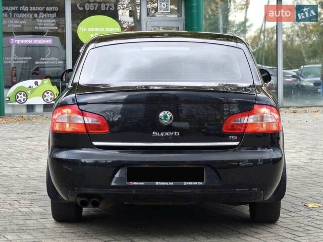 Шкода Суперб 2011 у Дніпро (Дніпропетровську) на Automoto.ua Чорний Шкода Суперб, об'ємом двигуна 1.8 л та пробігом 221 тис. км за 7950 $, фото 5 на Automoto.ua