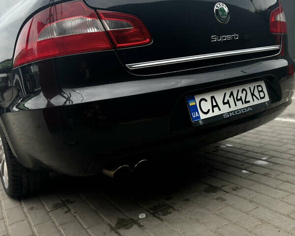 Черный Шкода Суперб, объемом двигателя 1.97 л и пробегом 201 тыс. км за 10800 $, фото 10 на Automoto.ua