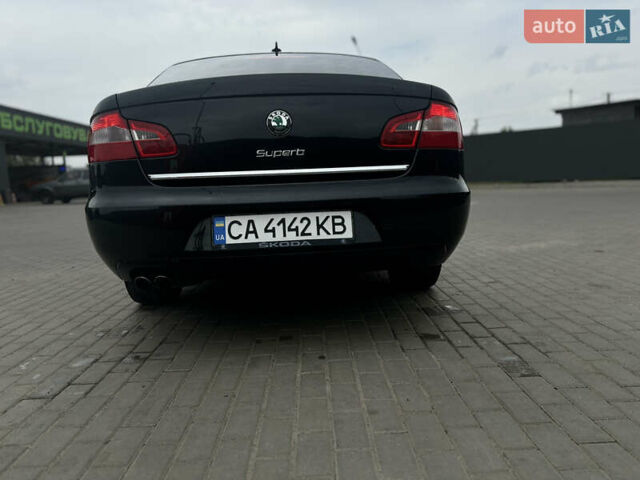 Черный Шкода Суперб, объемом двигателя 1.97 л и пробегом 201 тыс. км за 10800 $, фото 6 на Automoto.ua