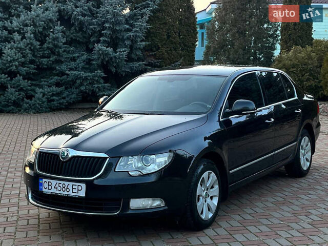 Черный Шкода Суперб, объемом двигателя 1.8 л и пробегом 223 тыс. км за 9250 $, фото 1 на Automoto.ua