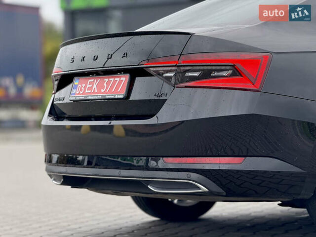 Чорний Шкода Суперб, об'ємом двигуна 2 л та пробігом 115 тис. км за 38700 $, фото 55 на Automoto.ua