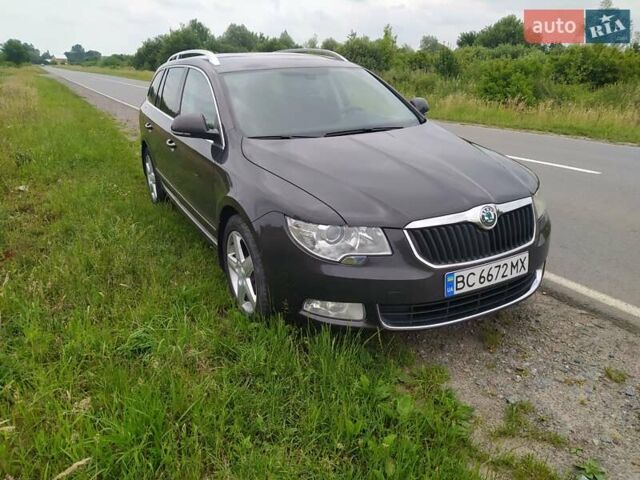 Коричневый Шкода Суперб, объемом двигателя 1.97 л и пробегом 319 тыс. км за 11500 $, фото 2 на Automoto.ua