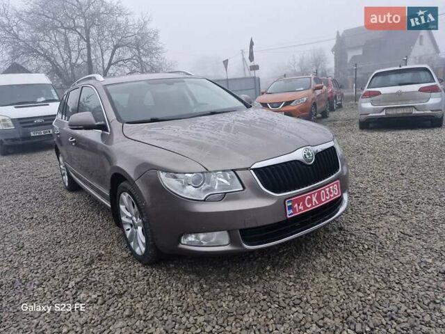 Коричневый Шкода Суперб, объемом двигателя 2 л и пробегом 204 тыс. км за 13499 $, фото 4 на Automoto.ua