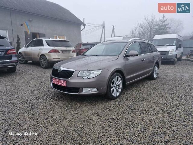 Коричневый Шкода Суперб, объемом двигателя 2 л и пробегом 204 тыс. км за 13499 $, фото 2 на Automoto.ua