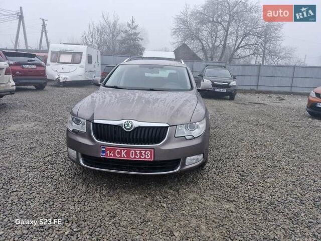 Коричневый Шкода Суперб, объемом двигателя 2 л и пробегом 204 тыс. км за 13499 $, фото 5 на Automoto.ua