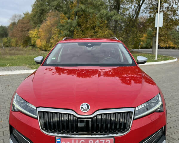 Красный Шкода Суперб, объемом двигателя 2 л и пробегом 253 тыс. км за 21500 $, фото 2 на Automoto.ua