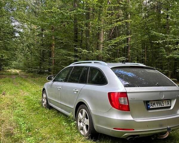 Серый Шкода Суперб, объемом двигателя 2 л и пробегом 294 тыс. км за 9288 $, фото 17 на Automoto.ua
