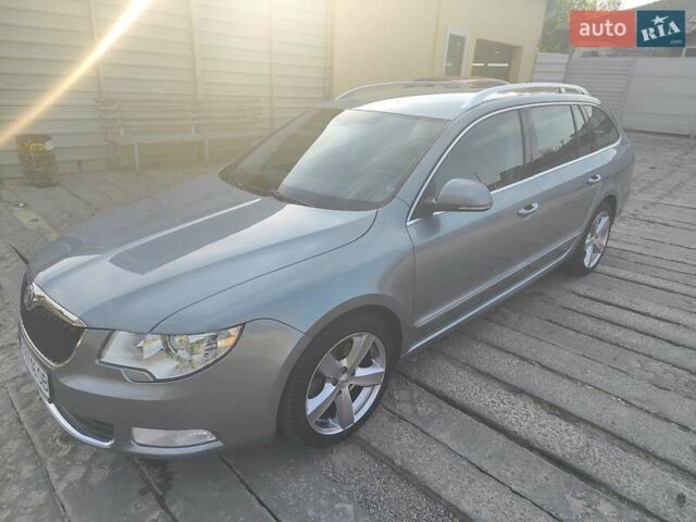 Серый Шкода Суперб, объемом двигателя 1.98 л и пробегом 195 тыс. км за 9700 $, фото 1 на Automoto.ua