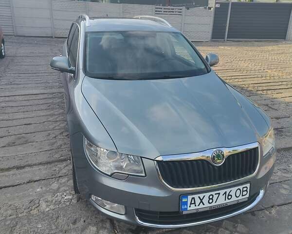 Серый Шкода Суперб, объемом двигателя 1.98 л и пробегом 195 тыс. км за 9700 $, фото 14 на Automoto.ua