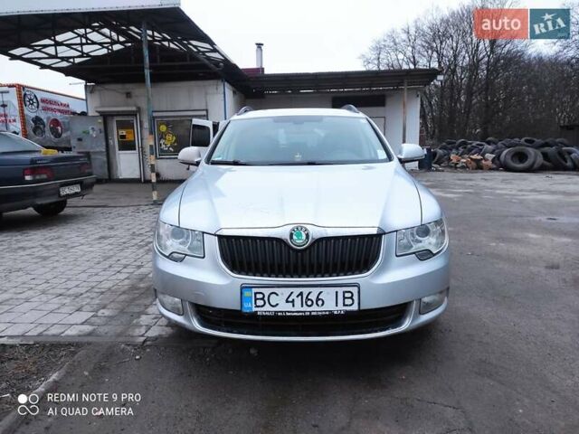 Серый Шкода Суперб, объемом двигателя 1.97 л и пробегом 345 тыс. км за 9500 $, фото 1 на Automoto.ua