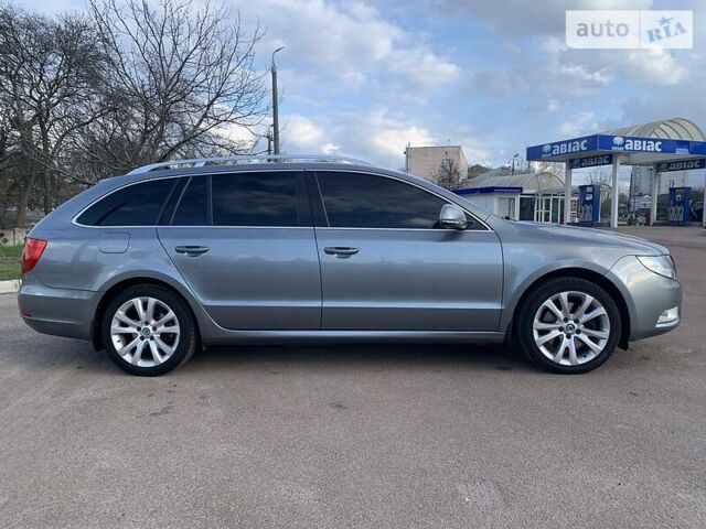 Сірий Шкода Суперб, об'ємом двигуна 2 л та пробігом 219 тис. км за 11850 $, фото 5 на Automoto.ua