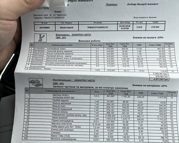 Серый Шкода Суперб, объемом двигателя 1.97 л и пробегом 240 тыс. км за 13799 $, фото 64 на Automoto.ua