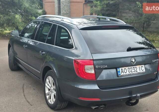 Серый Шкода Суперб, объемом двигателя 2 л и пробегом 201 тыс. км за 11900 $, фото 1 на Automoto.ua