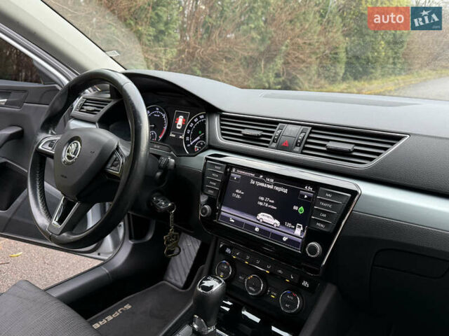 Сірий Шкода Суперб, об'ємом двигуна 2 л та пробігом 217 тис. км за 13950 $, фото 20 на Automoto.ua