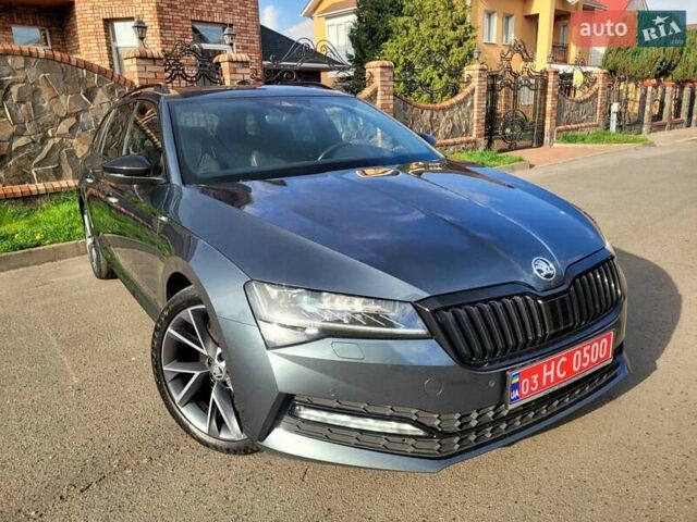 Сірий Шкода Суперб, об'ємом двигуна 2 л та пробігом 224 тис. км за 25999 $, фото 1 на Automoto.ua