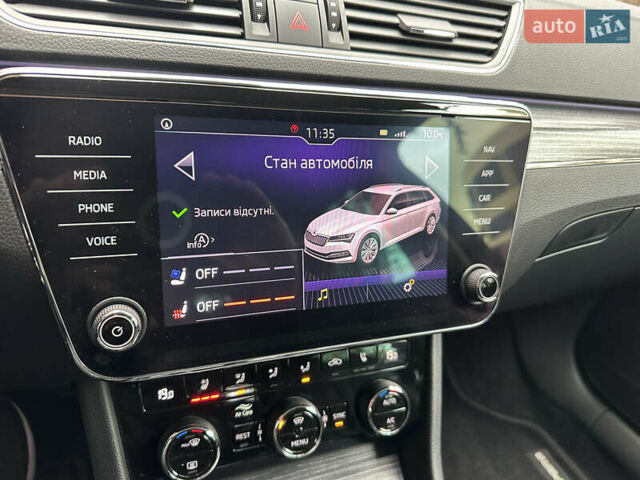 Сірий Шкода Суперб, об'ємом двигуна 2 л та пробігом 150 тис. км за 25500 $, фото 92 на Automoto.ua