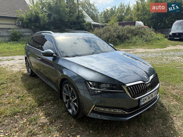 Сірий Шкода Суперб, об'ємом двигуна 1.97 л та пробігом 105 тис. км за 31200 $, фото 2 на Automoto.ua