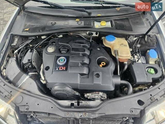 Серый Шкода Суперб, объемом двигателя 1.9 л и пробегом 281 тыс. км за 4200 $, фото 17 на Automoto.ua