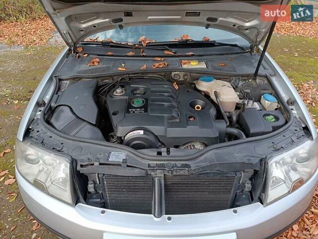 Сірий Шкода Суперб, об'ємом двигуна 1.9 л та пробігом 220 тис. км за 5400 $, фото 22 на Automoto.ua