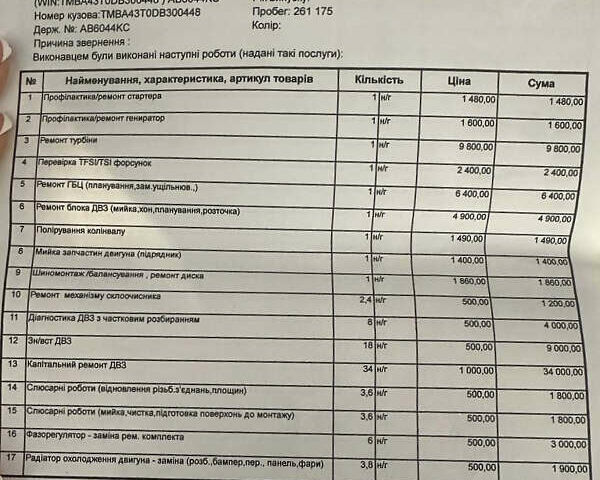 Серый Шкода Суперб, объемом двигателя 1.8 л и пробегом 263 тыс. км за 10900 $, фото 16 на Automoto.ua