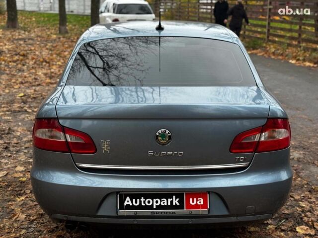 Синий Шкода Суперб, объемом двигателя 2 л и пробегом 345 тыс. км за 8640 $, фото 15 на Automoto.ua