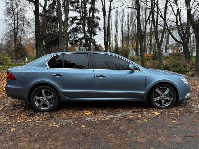 Синий Шкода Суперб, объемом двигателя 2 л и пробегом 345 тыс. км за 8640 $, фото 10 на Automoto.ua