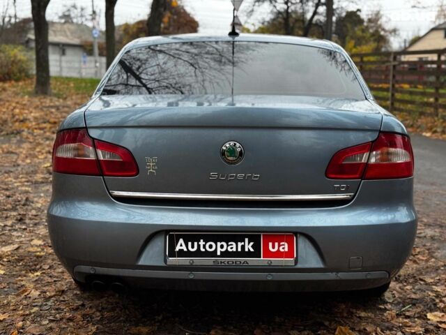 Синий Шкода Суперб, объемом двигателя 2 л и пробегом 345 тыс. км за 8640 $, фото 14 на Automoto.ua