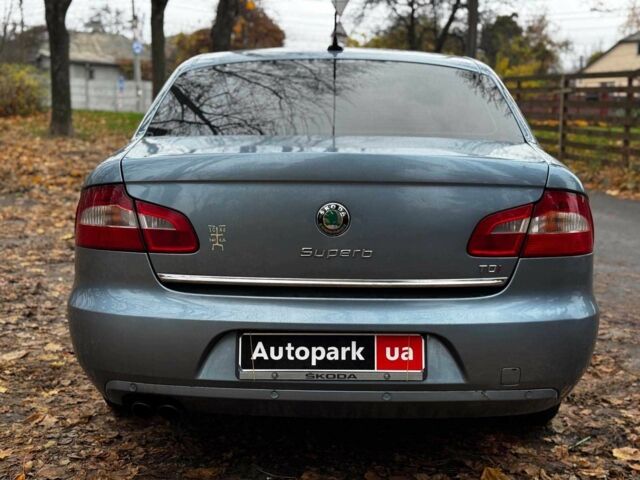 Синій Шкода Суперб, об'ємом двигуна 2 л та пробігом 345 тис. км за 8640 $, фото 10 на Automoto.ua