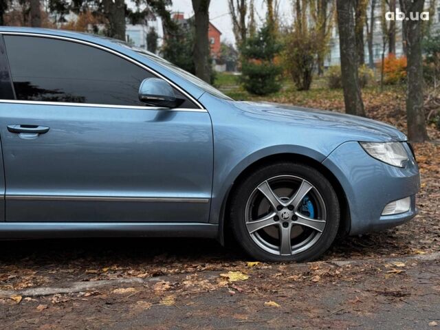 Синий Шкода Суперб, объемом двигателя 2 л и пробегом 345 тыс. км за 8640 $, фото 9 на Automoto.ua