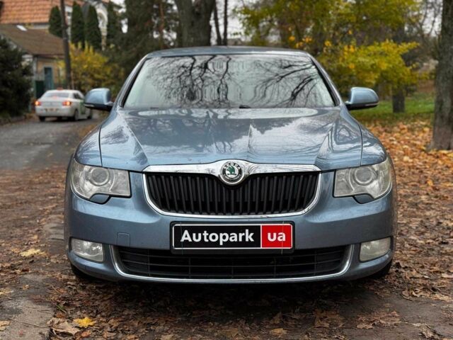 Синій Шкода Суперб, об'ємом двигуна 2 л та пробігом 345 тис. км за 8640 $, фото 1 на Automoto.ua