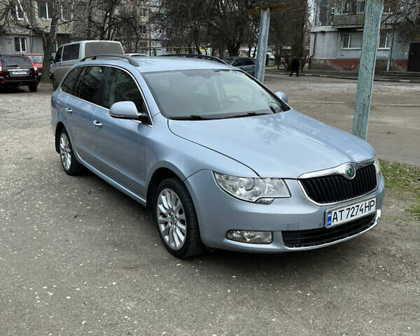 Синий Шкода Суперб, объемом двигателя 1.6 л и пробегом 298 тыс. км за 8650 $, фото 2 на Automoto.ua