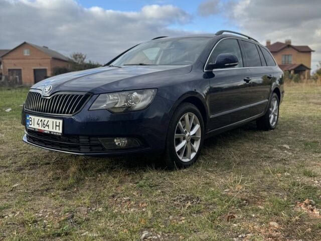 Синий Шкода Суперб, объемом двигателя 2 л и пробегом 228 тыс. км за 10100 $, фото 1 на Automoto.ua