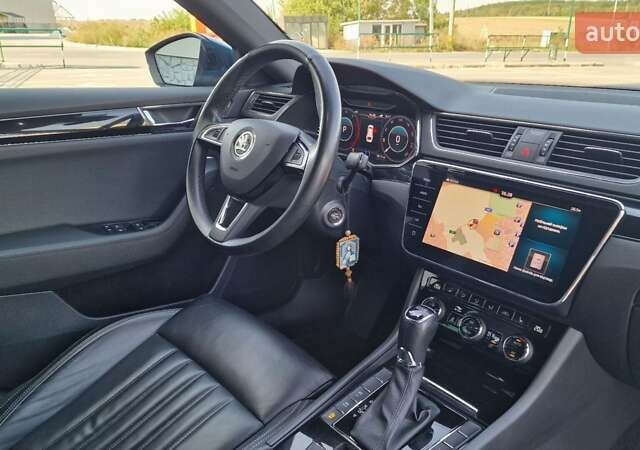 Синій Шкода Суперб, об'ємом двигуна 2 л та пробігом 146 тис. км за 29333 $, фото 59 на Automoto.ua