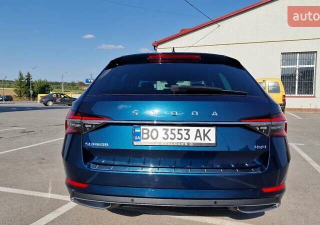 Синій Шкода Суперб, об'ємом двигуна 2 л та пробігом 146 тис. км за 29333 $, фото 27 на Automoto.ua