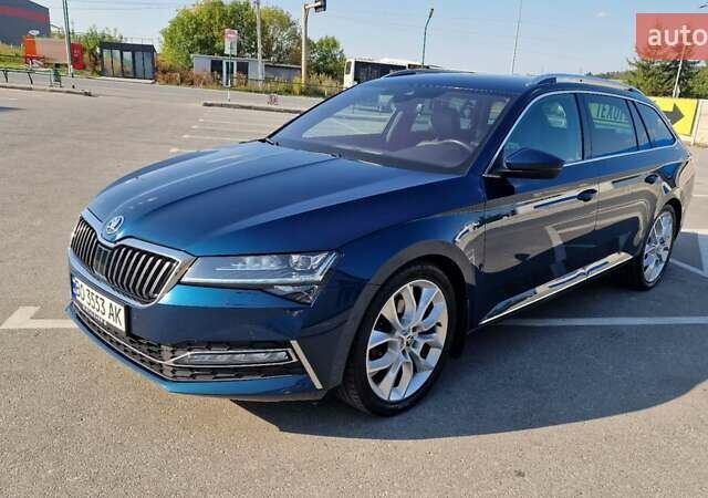 Синій Шкода Суперб, об'ємом двигуна 2 л та пробігом 146 тис. км за 29333 $, фото 2 на Automoto.ua
