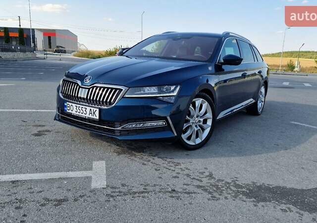Синій Шкода Суперб, об'ємом двигуна 2 л та пробігом 146 тис. км за 29333 $, фото 4 на Automoto.ua