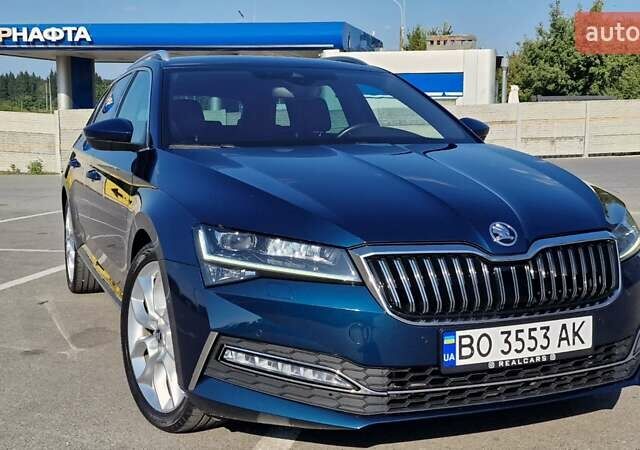 Синій Шкода Суперб, об'ємом двигуна 2 л та пробігом 146 тис. км за 29333 $, фото 10 на Automoto.ua