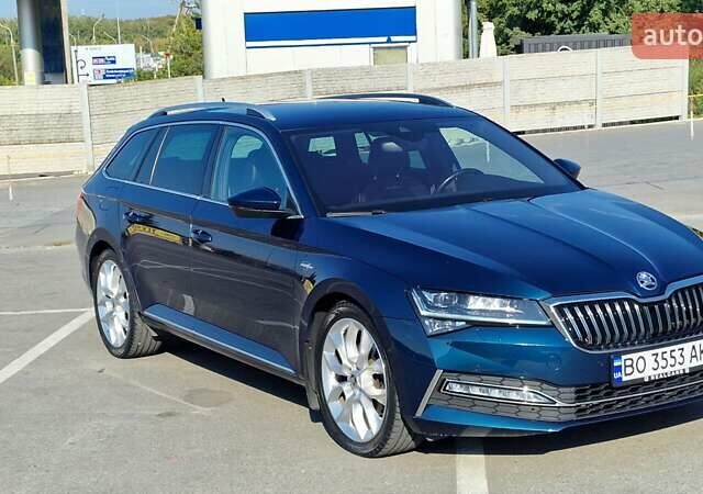 Синій Шкода Суперб, об'ємом двигуна 2 л та пробігом 146 тис. км за 29333 $, фото 6 на Automoto.ua