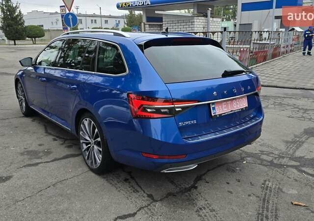 Синій Шкода Суперб, об'ємом двигуна 1.97 л та пробігом 201 тис. км за 26700 $, фото 1 на Automoto.ua